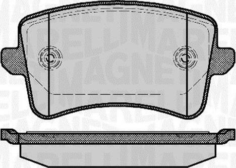 Magneti Marelli 363916060141 - Set placute frana,frana disc aaoparts.ro