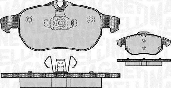 Magneti Marelli 363916060162 - Set placute frana,frana disc aaoparts.ro