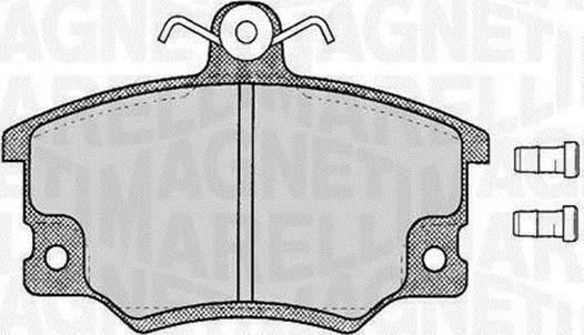 Magneti Marelli 363916060105 - Set placute frana,frana disc aaoparts.ro