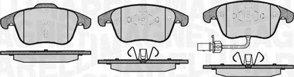 Magneti Marelli 363916060139 - Set placute frana,frana disc aaoparts.ro