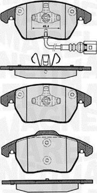 Magneti Marelli 363916060135 - Set placute frana,frana disc aaoparts.ro