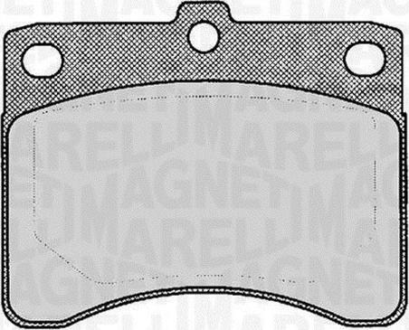 Magneti Marelli 363916060815 - Set placute frana,frana disc aaoparts.ro