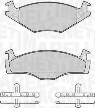 Magneti Marelli 363916060393 - Set placute frana,frana disc aaoparts.ro