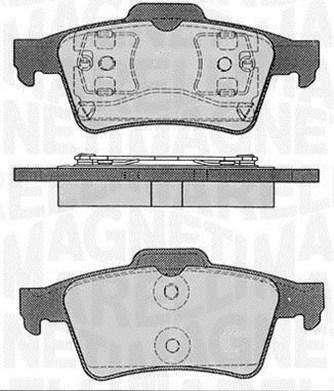 Magneti Marelli 363916060349 - Set placute frana,frana disc aaoparts.ro