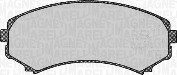 Magneti Marelli 363916060342 - Set placute frana,frana disc aaoparts.ro