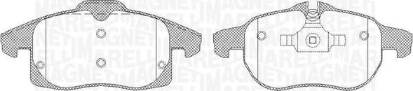 Magneti Marelli 363916060369 - Set placute frana,frana disc aaoparts.ro