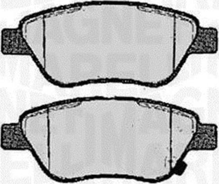 Magneti Marelli 363916060361 - Set placute frana,frana disc aaoparts.ro