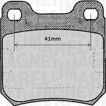 Magneti Marelli 363916060367 - Set placute frana,frana disc aaoparts.ro