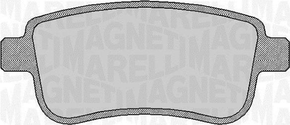 Magneti Marelli 363916060382 - Set placute frana,frana disc aaoparts.ro