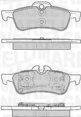 Magneti Marelli 363916060331 - Set placute frana,frana disc aaoparts.ro