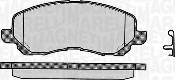 Magneti Marelli 363916060338 - Set placute frana,frana disc aaoparts.ro
