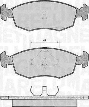 Magneti Marelli 363916060249 - Set placute frana,frana disc aaoparts.ro