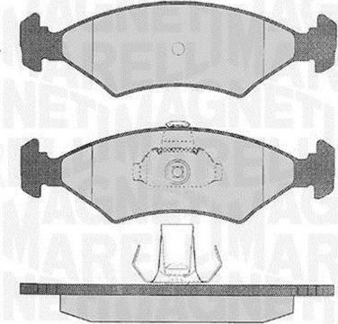 Magneti Marelli 363916060248 - Set placute frana,frana disc aaoparts.ro