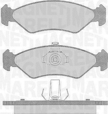 Magneti Marelli 363916060250 - Set placute frana,frana disc aaoparts.ro