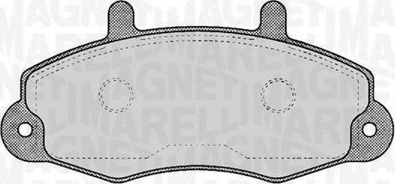 Magneti Marelli 363916060268 - Set placute frana,frana disc aaoparts.ro