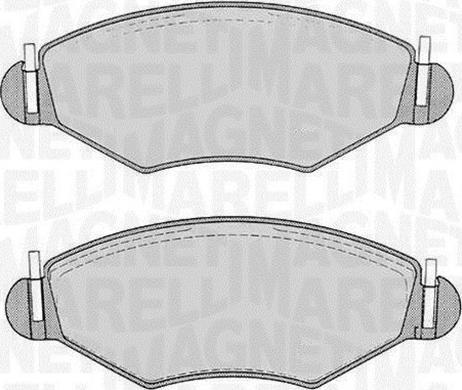 Magneti Marelli 363916060201 - Set placute frana,frana disc aaoparts.ro