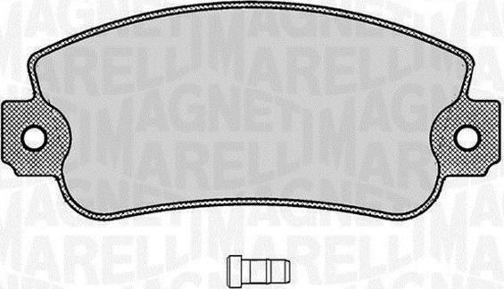 Magneti Marelli 363916060212 - Set placute frana,frana disc aaoparts.ro