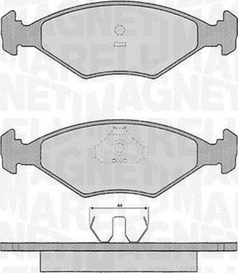 Magneti Marelli 363916060229 - Set placute frana,frana disc aaoparts.ro