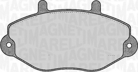 Magneti Marelli 363916060270 - Set placute frana,frana disc aaoparts.ro