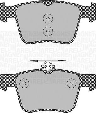 Magneti Marelli 363916060713 - Set placute frana,frana disc aaoparts.ro
