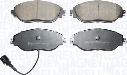 Magneti Marelli 363916061168 - Set placute frana,frana disc aaoparts.ro