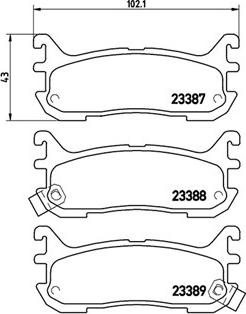 FTE 9005288 - Set placute frana,frana disc aaoparts.ro
