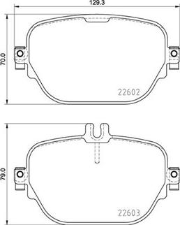 Mercedes-Benz 000 420 52 04 - Set placute frana,frana disc aaoparts.ro