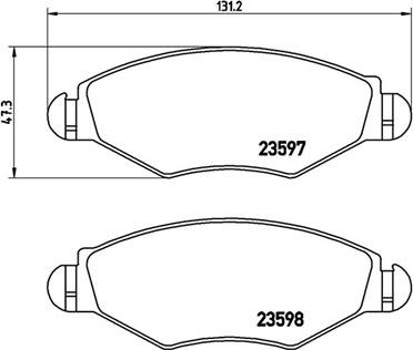 Magneti Marelli 363700461063 - Set placute frana,frana disc aaoparts.ro