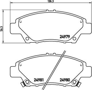 Honda 45022TZBG01 - Set placute frana,frana disc aaoparts.ro