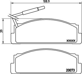 Roulunds Rubber 653481 - Set placute frana,frana disc aaoparts.ro