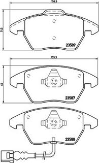 Magneti Marelli 363700585075 - Set placute frana,frana disc aaoparts.ro