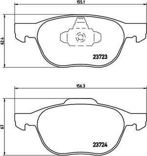 Magneti Marelli 363700524061 - Set placute frana,frana disc aaoparts.ro