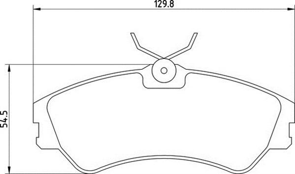 Akebono AN-4709K - Set placute frana,frana disc aaoparts.ro