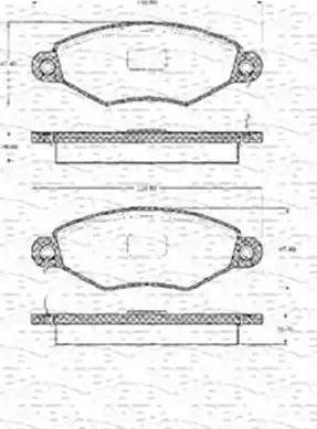 Delphi LP1111 - Set placute frana,frana disc aaoparts.ro