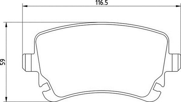Magneti Marelli 363710201410 - Set placute frana,frana disc aaoparts.ro