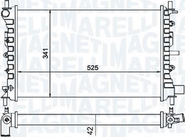 Magneti Marelli - BR RMM1062RFD - Radiator, racire motor aaoparts.ro