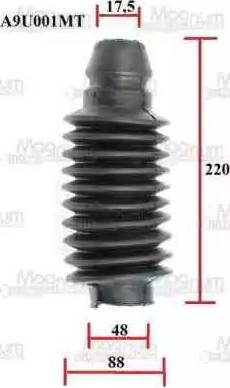 Magnum Technology A9U001 - Capac protectie / Burduf, amortizor aaoparts.ro