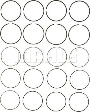 MAHLE 41564.020 - Set segmenti piston aaoparts.ro