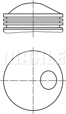 MAHLE 503 26 00 - Piston aaoparts.ro