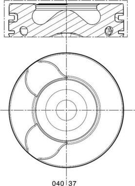 MAHLE 040 37 00 - Piston aaoparts.ro