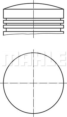 MAHLE 063 06 00 - Piston aaoparts.ro