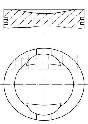 MAHLE 009 36 01 - Piston aaoparts.ro