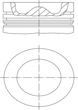 MAHLE 011 PI 00109 000 - Piston aaoparts.ro