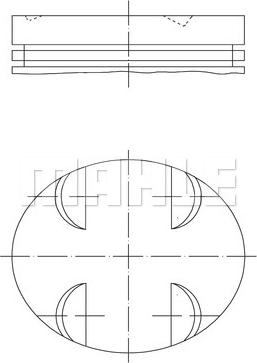 MAHLE 005 24 00 - Piston aaoparts.ro