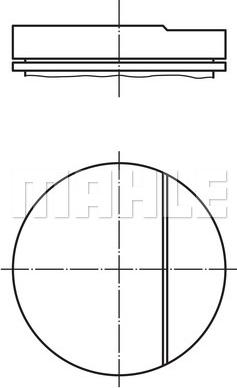 MAHLE 011 94 00 - Piston aaoparts.ro