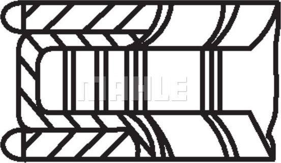 MAHLE 028 RS 10103 0N0 - Set segmenti piston aaoparts.ro