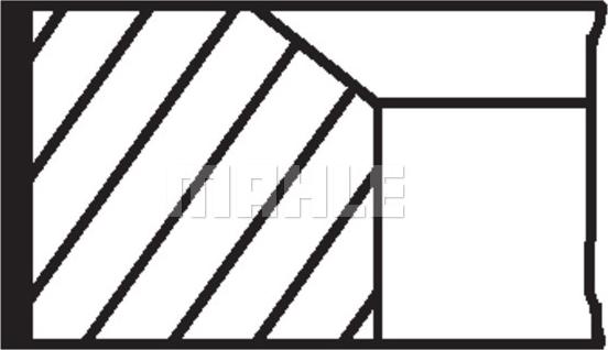 MAHLE 021 58 V0 - Set segmenti piston aaoparts.ro