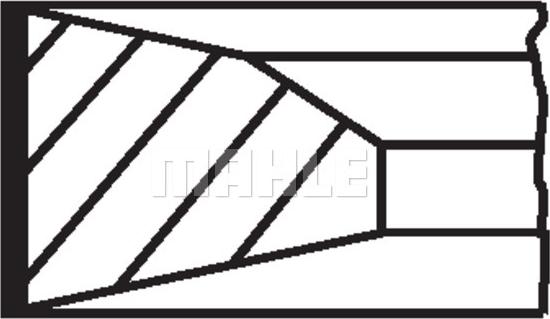 MAHLE 005 26 N0 - Set segmenti piston aaoparts.ro