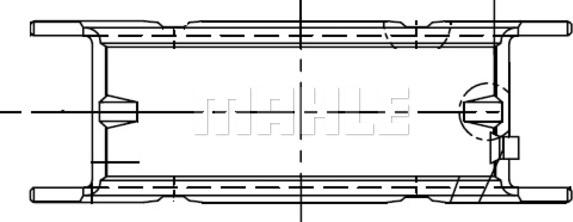 MAHLE 001 FL 10328 000 - Cuzineti, arbore cotit aaoparts.ro