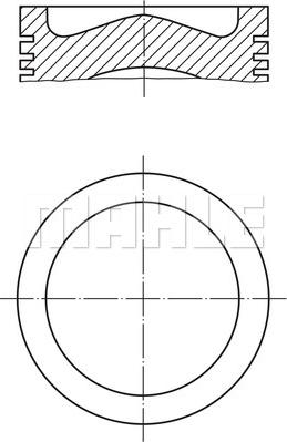 MAHLE 004 67 00 - Piston aaoparts.ro